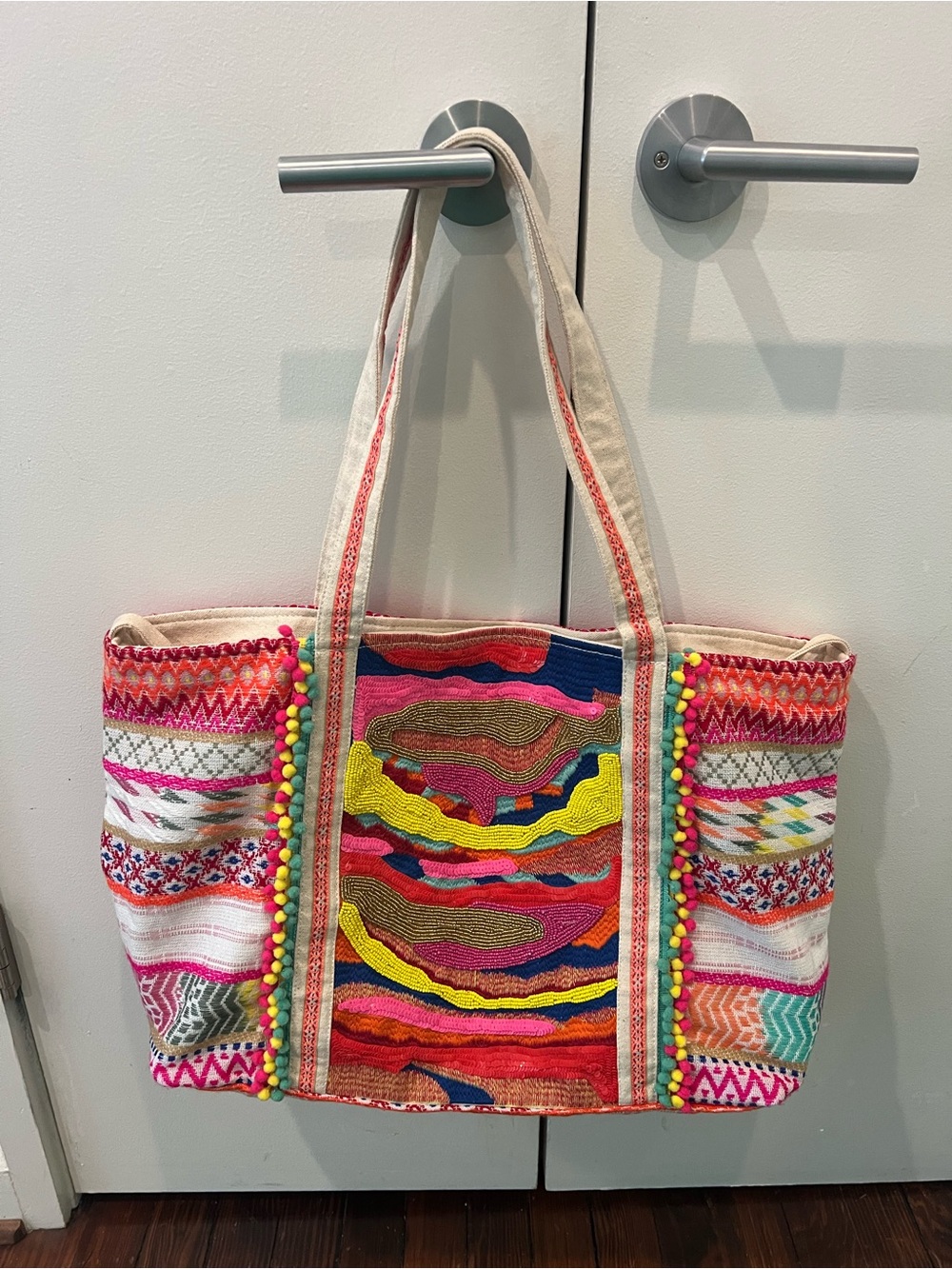 America & Beyond DAPHNE Embellished Tote